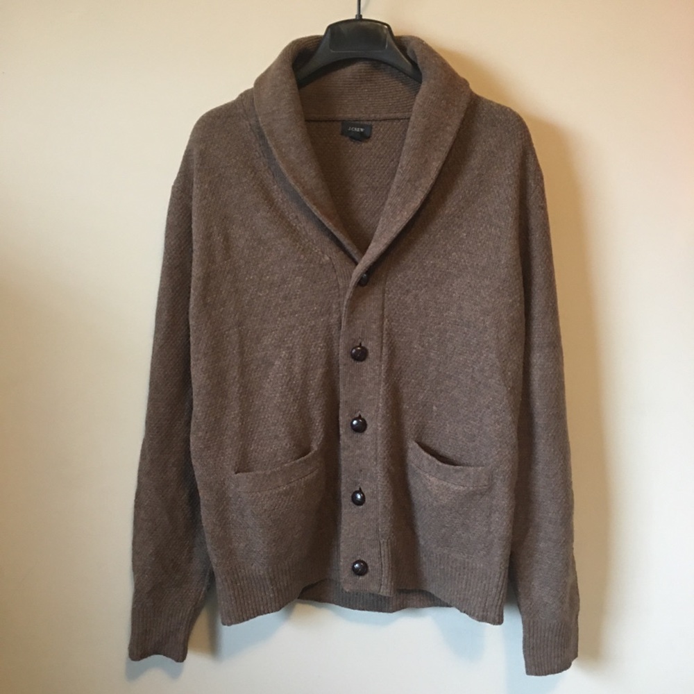 J.Crew Men's Shawl Neck Cardigan Sweater M